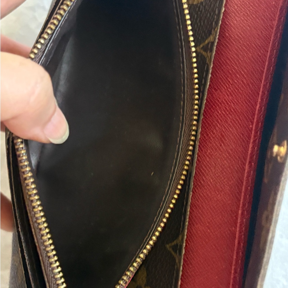 Auth Louis Vuitton Portefeuille Emily long bifold snap wallet - Picture 5 of 15